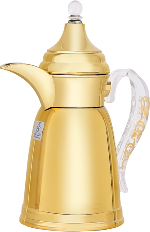 Al Saif Gallery Qamar Steel Thermos Shaped Dallah, 350 ml - Gold product image