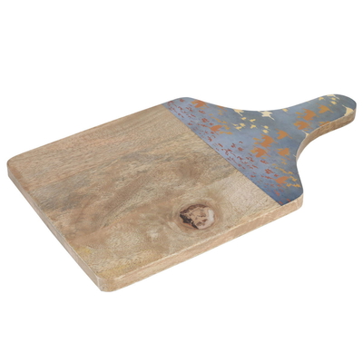 Alsaif Gallery Wood Serving Board, 46 x 26 x 2 cm, Rectangle - Blue product image 1