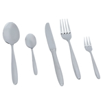 Al Saif Gallery steel cutlery set, 30 pieces - silver product image 1