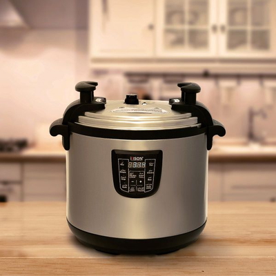 Edison Electric Pressure Cooker, 33L, 3000W - Black product image 2