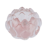 Al Saif Gallery Glass Candle Holder, 5.3 x 8.3 x 8.3 cm, Round - Light Pink product image 2