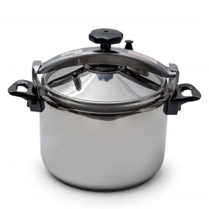 Al Saif Gallery Steel Pressure Cooker, 15 Liters - Silver product image