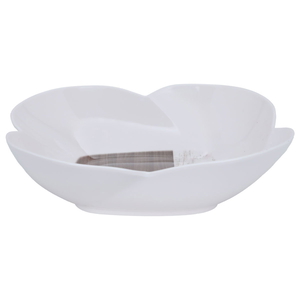 Al Saif Gallery plastic salad plate, 26 x 26 x 6 cm, round - white product image