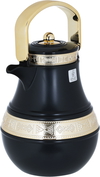 Al Saif Gallery Amal thermos set, 1+1 litre, gilded, 2 pieces - black product image 7