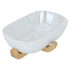 Al Saif Gallery Porcelain Serving Bowl, 1 piece, oval - white product image 2