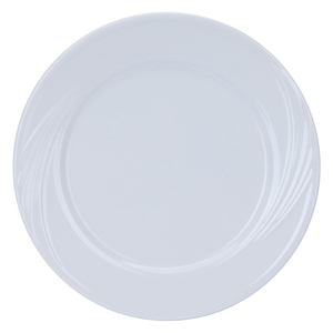 Al Saif Gallery Melamine Serving Plate, 7.5 inches, flat round - white product image