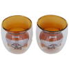 Al Saif Gallery glass cup set, thermal, 180 ml, 2 pieces - transparent product image 2