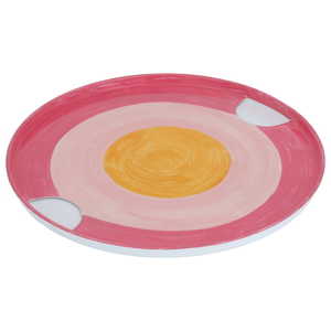 Al Saif Gallery Porcelain Serving Plate, 36 x 2, Round - Pink product image