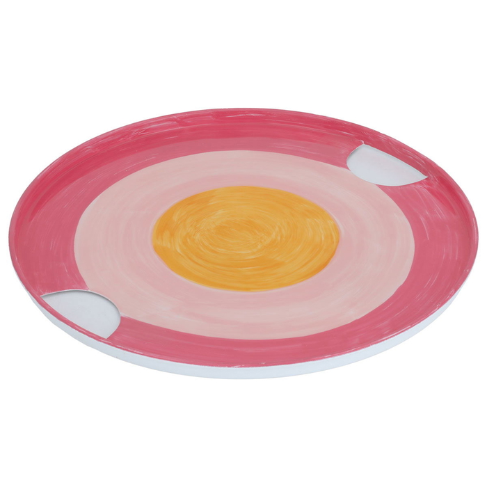 Al Saif Gallery Porcelain Serving Plate, 36 x 2, Round - Pink product image 1