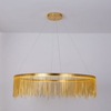 Neoclassical steel Al Saif Gallery chandelier, 100 cm - gold product image 1