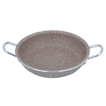 Rocky Granite Frying Pan, 16 cm, 2 Handles - Brown product image 2