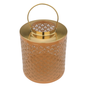 Al Ain Andalusia Indian lantern style, 20 x 20 x 22 cm, cylindrical, hand grip - gold product image