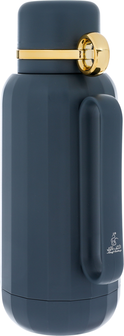 Al Saif Gallery Plastic Rahal Thermos, 1 Liter - Dark Blue product image 4