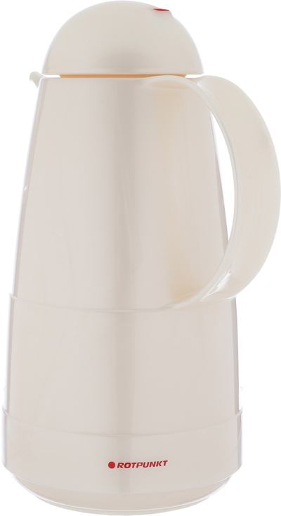 Rotpunkt Glass Thermos, 1 Liter, Plastic Body - Pearl product image 3