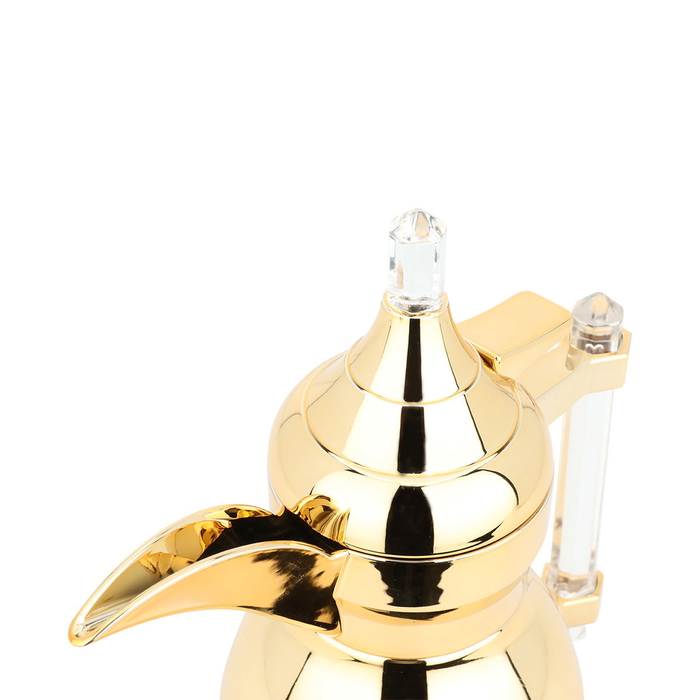 Dallah Shahad Steel Al Saif Gallery, 0.35 litres, transparent handle - gold product image 3