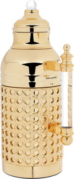 Al Saif Gallery Sarah Steel Thermos Set, 1/1 Liter, 2 Pieces - Gold product image 8