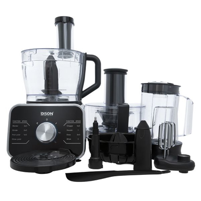 محضر طعام إديسون، 1100 واط، متعدد الوظائف - اسود product image 1