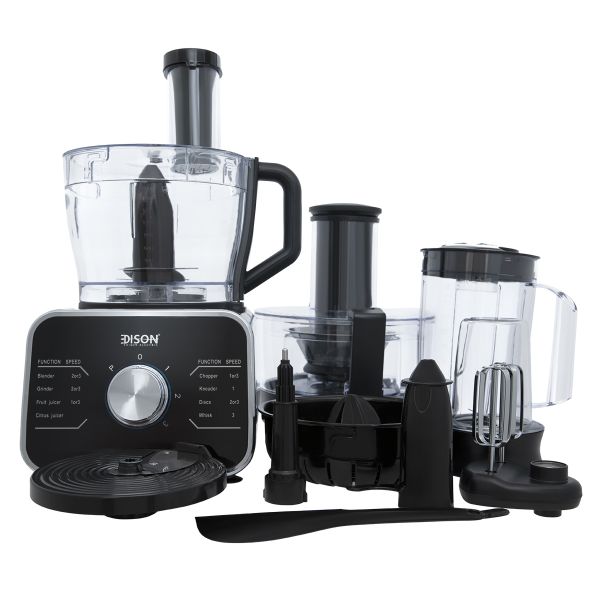 محضر طعام إديسون، 1100 واط، متعدد الوظائف - اسود product image 1