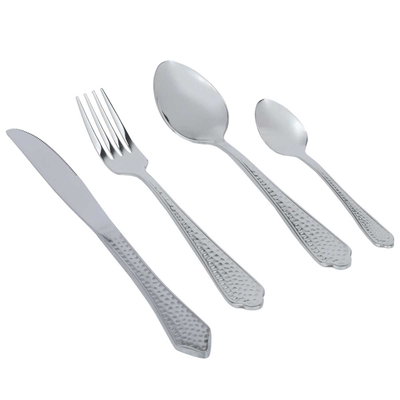 Al Saif Gallery steel cutlery set, 24 pieces - silver product image 2