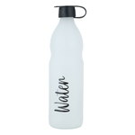 HASCEVHER Glass Bottle with Black Lid, 1 Liter - Ice product image 1