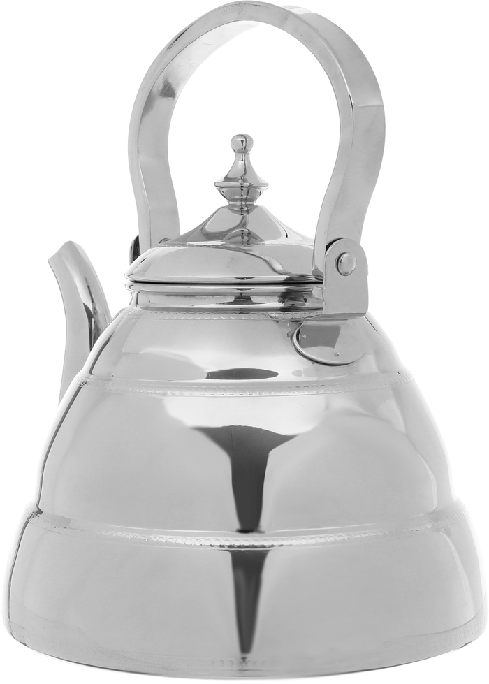 Alsaif Plus Marhaba Diriyah Dallah and Tea Pot Steel, 2 pieces, 1.4/2 litres, large - silver product image 6