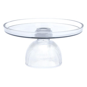 Al Saif Gallery Glass Cake Serving Stand, 31.8 x 31.8 x 17 cm, Round - Clear product image