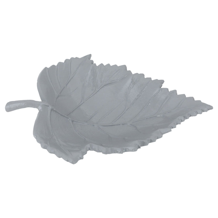 Al Saif Gallery Metal Serving Plate, 25X19X4 Cm - Gray product image 1