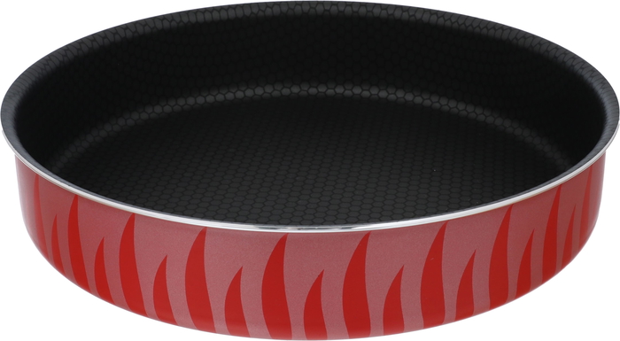 Red Flame Aluminum Oven Trays Set, 3 Pieces - Red product image 2