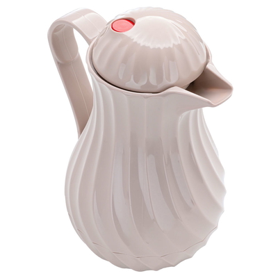 ترمس روتبونت، 1 لتر، حافظة داخلية زجاج، هيكل خارجي بلاستيك - بني فاتح product image 2