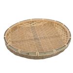 Al Saif Gallery wicker serving plate, 40 x 40 x 15 cm, round - light brown product image 2