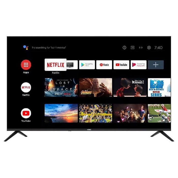 KMC KMGL5002 Smart TV, 50 Inch, 4K, Android - Black product image 1