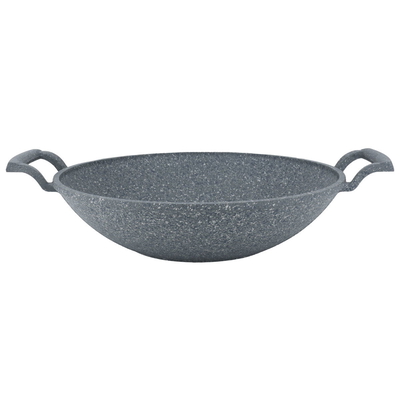 Al Saif Gallery granite frying pan, 30 cm, side handles - grey product image 1