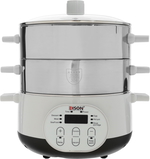 Edison Steam Cooker, 15L, 1600W, 6 Functions, Digital - Silver product image 1