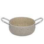 Al Saif Gallery granite pot, 12 cm, glass lid - beige product image 2