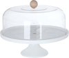 Al Saif Gallery porcelain cake serving stand, round, lid, plates - white product image 9