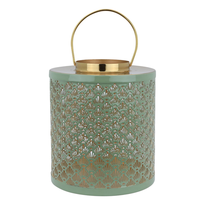 Steel Al Saif Gallery Lantern - Green product image 3