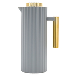 Al Saif Gallery Rawaa 2 Thermal glass thermos , 1 liter - grey product image 1