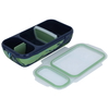 Smash Plastic Lunch Box, 1.3 L/43.9 Inch, Divided Rectangle - Colored product image 2