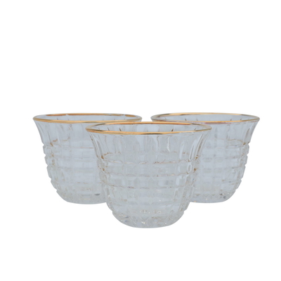 Max Al Saif Gallery Coffee Cup Set, Glass, 6 Pieces - Clear product image 3