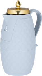 Al Hanouf Al Saif Gallery Plastic Thermos, 1 Liter - Light Grey product image 2