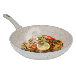 Rocky Granite Frying Pan, 28 cm - Cream product image