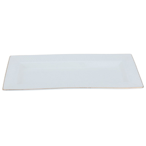 Al Saif Gallery Porcelain Serving Plate, 29X14X2.5 Cm - White product image