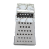 Al Saif Gallery steel grater, with plastic handle, size 6 - white product image 4