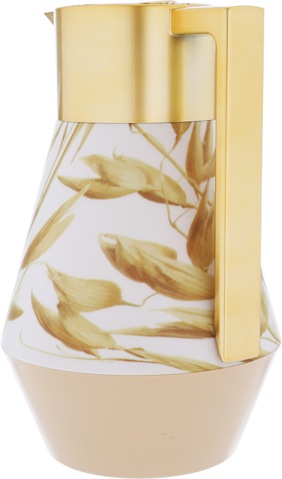 Everest Lydia Glass Thermos, 1 Liter, Plastic Exterior - Gold product image 4