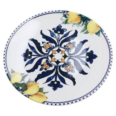 Al Saif Gallery porcelain serving plate, 20 cm, flat - colored product image 1