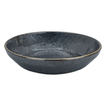 Al Saif Gallery porcelain serving plate, 18 cm, deep - black product image 1