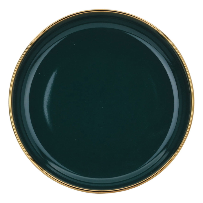 طقم سفرة بورسلان السيف غاليري، دائري، 51 قطعة - أخضر product image 11