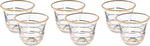 Al Saif Gallery Glass Cupssaucers Set, 6 Pieces, 60 Ml - Clear product image 1