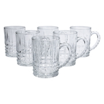 Saif Gallery Bialat Max Glass Tea Set, 6 Pieces, Glass Handle - Transparent product image 2