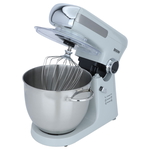 عجانة كهربائية 4×1 استيل إديسون، 2000 واط، 10 لتر، 8 سرعات، FM162 - رمادي product image 6